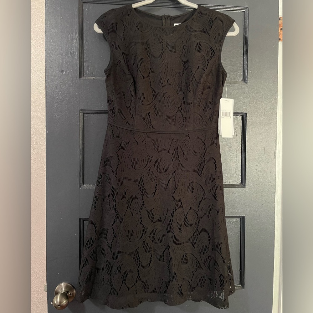 Black lace dress brand new with tags size 4P
